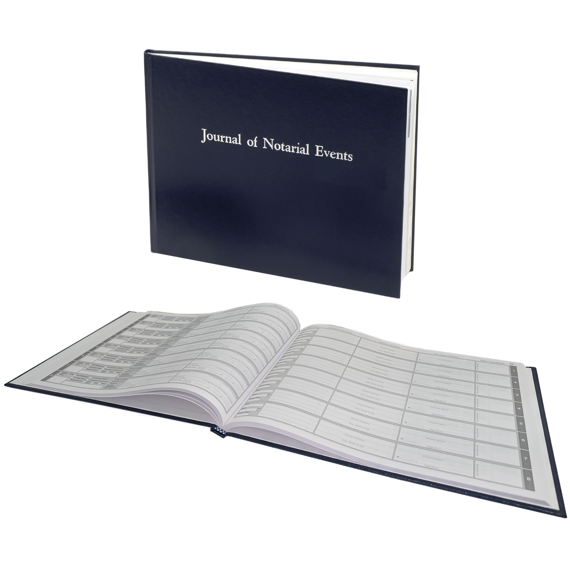 Montana Hard Cover Notary Public Journal - 488 Entries