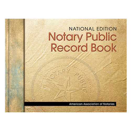 Montana Perfectly Bound Notary Public Journal (Record Book) - Stone Cover